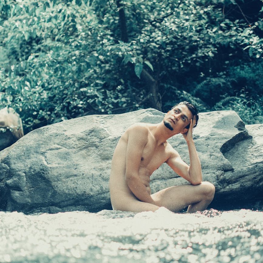 nude in nature